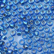 Miçanga Miyuki Seed Bead Capri Blue Transparente AB 11/0 = 2mm