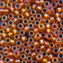 Micanga Redonda Miyuki Seed Bead Transparente Orange AB 110  2,0mm 11- 91008