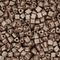 Vidrilho Triangular Color By Cobre Claro 01788L 2,5mm