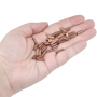 Canutilhos Chiclete Color by Bronze Metalico 01780L 10x3,5mm