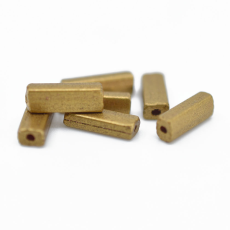 Canutilhos Chiclete Color By Ouro Fosco 01740L 5x3mm