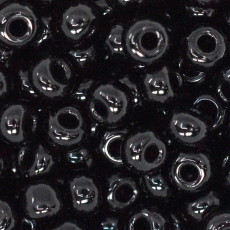 Miçanga Jablonex Preto Fosco 23980 2/0 = 6,1mm