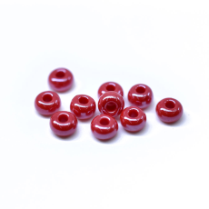Micanga Jablonex Vermelho Perolado 98190 60  4,1mm