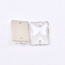 Retângulo para Bordar Supreme Cristal 18x13mm