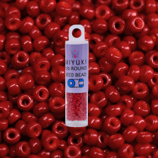 Miçanga Miyuki Seed Bead Red Fosco Tie Dye 11/0 = 2mm
