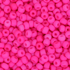 Miçanga Color by Rosa Pink Neon Fosco 00034L 5/0 = 4,6mm