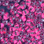 Micanga Twin Super Duo Jablonex Cristal Pink Lined 08777 2,5x5mm