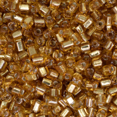 Vidrilhos Triangular Supreme AAA Ouro Novo Transparente 17020 3,3mm