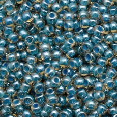 Miçanga Jablonex Topaz Água Lined Color 11022 5/0 = 4,6mm