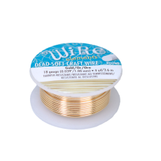 Craft Wire Dourado Wire Elements 18 gauge = 1mm