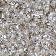 Vidrilhos Triangular Supreme AAA Prata Transparente 78102 2,3mm