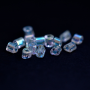 Vidrilhos Triangular Supreme AAA Cristal Transparente T Aurora Boreal 58135 2,3mm