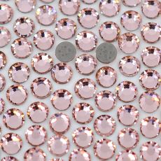 Strass Chaton Base Reta (Com Cola) Preciosa 12 Vintage Rose SS10 = 2,7mm