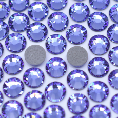 Strass Chaton Base Reta (Com Cola) Preciosa Blue Violet SS8 = 2,3mm