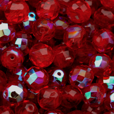 Cristal Vermelho Aurora Boreal 90080 4mm