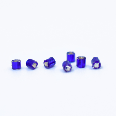 Canutilhos Jablonex Azul Transparente 37100 Furo Quadrado 0,5 Polegada  1,6mm