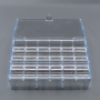 Caixa Organizadora Transparente com 30 Divisorias 2 andares 18x12,5x5 cm