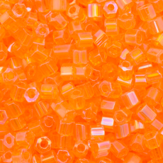 Vidrilho Jablonex Laranja Transparente T Aurora Boreal 81060 2x9/0=2,6mm