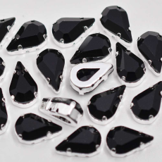Engrampado Prateado Gota Supreme Jet 13x7,8mm