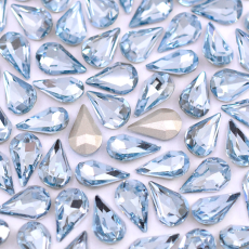 Strass Gota Supreme Light Safira 13x7,8mm