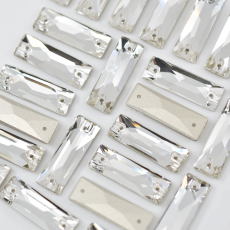 Baguete para Bordar com 2 Furos Supreme Cristal 18x6mm