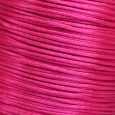 Cordao de Seda Pink Neon 1mm