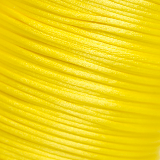 Cordao de Seda Amarelo 1mm