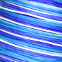 Cordao de Seda Mesclado Azul 1mm