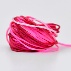 Cordao de Seda Mesclado Pink 1mm