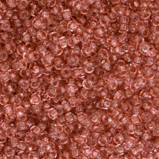 Miçanga Jablonex Rose Gold Solgel Dyed Transparente 01194 9/0 = 2,6mm