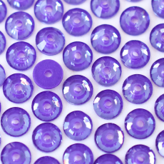 Lantejoula de Cristal Collection Purple Ignite 4mm