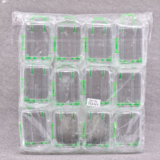 Kit c/12 Mini Malinha Transparente e Verde 90x51x38mm