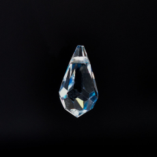 Pingente Drops Lapidado Cristal 16x9mm