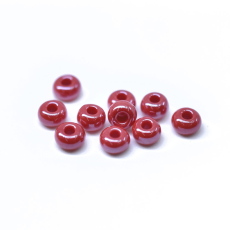 Micanga Jablonex Vermelho Perolado 98190 90  2,6mm
