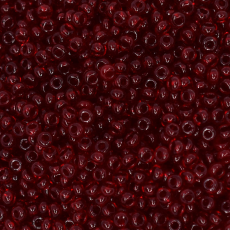 Miçanga Jablonex Vermelho Transparente T 90090 9/0 = 2,6mm