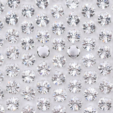 Engrampado Prateado Strass Preciosa Cristal SS24 = 5,2mm