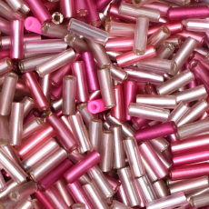Canutilhos Jablonex Mix Tons Rosa 3 Polegadas = 7mm
