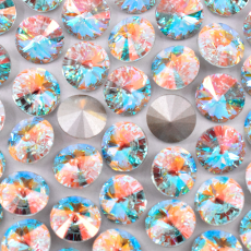 Strass Rivolli Sparkling Cristal Aurora Boreal 12mm