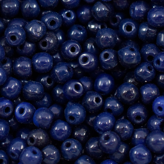 Contas de Porcelana Fosca Azul 33400 3mm