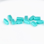 Micanga Japonesa Miyuki Half Tila Beads 2 Furos Fosca Turquesa 5x2,3x1,9mm TLH412