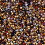 Micanga Jablonex Mix Tons Terra Marrom Dourado 90  2,6mm