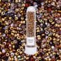 Micanga Jablonex Mix Tons Terra Marrom Dourado 90  2,6mm