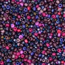 Miçanga Jablonex Mix Tons Roxo Fuchsia Bordo 9/0 = 2,6mm