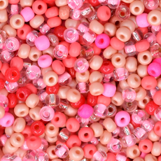 Miçanga Jablonex Mix Tons Rosa 5/0 = 4,6mm