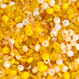 Micanga Jablonex Mix Tons Amarelo 60  4,1mm