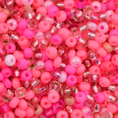 Miçanga Jablonex Mix Tons Rosa 6/0 = 4,1mm