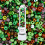 Micanga Jablonex Mix Tons Marrom Verde Roxo 90  2,6mm