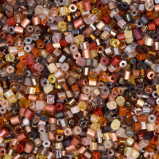 Vidrilho Jablonex Mix Tons Terra Dourado 2x9/0=2,6mm