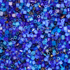 Vidrilho Jablonex  Mix Azul Escuro 2x9/0=2,6mm