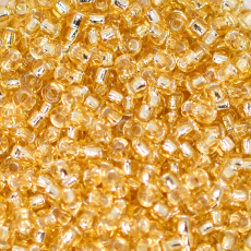 Miçanga Miyuki Seed Bead Light Gold Transparente 11/0 = 2,00mm